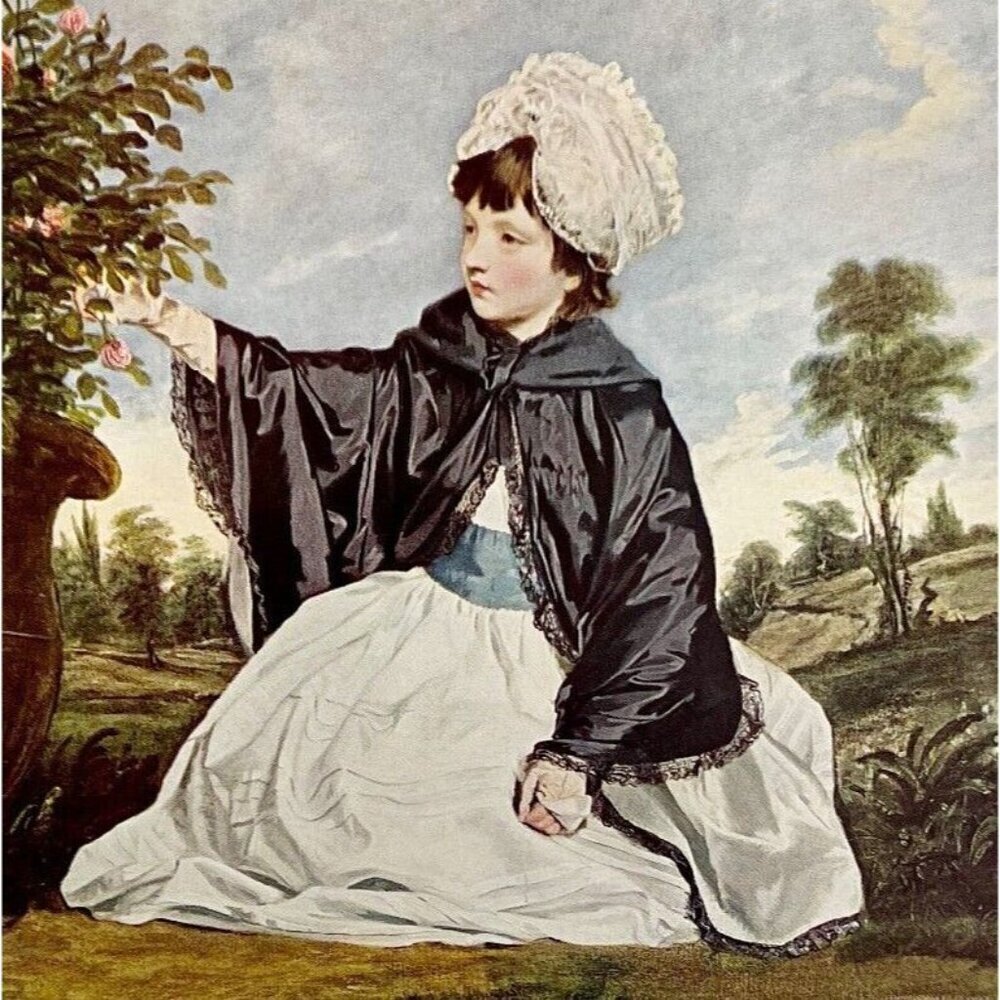 Lady Caroline Howard Reynolds Color Plate Art Print 1939 Antique LGADCP